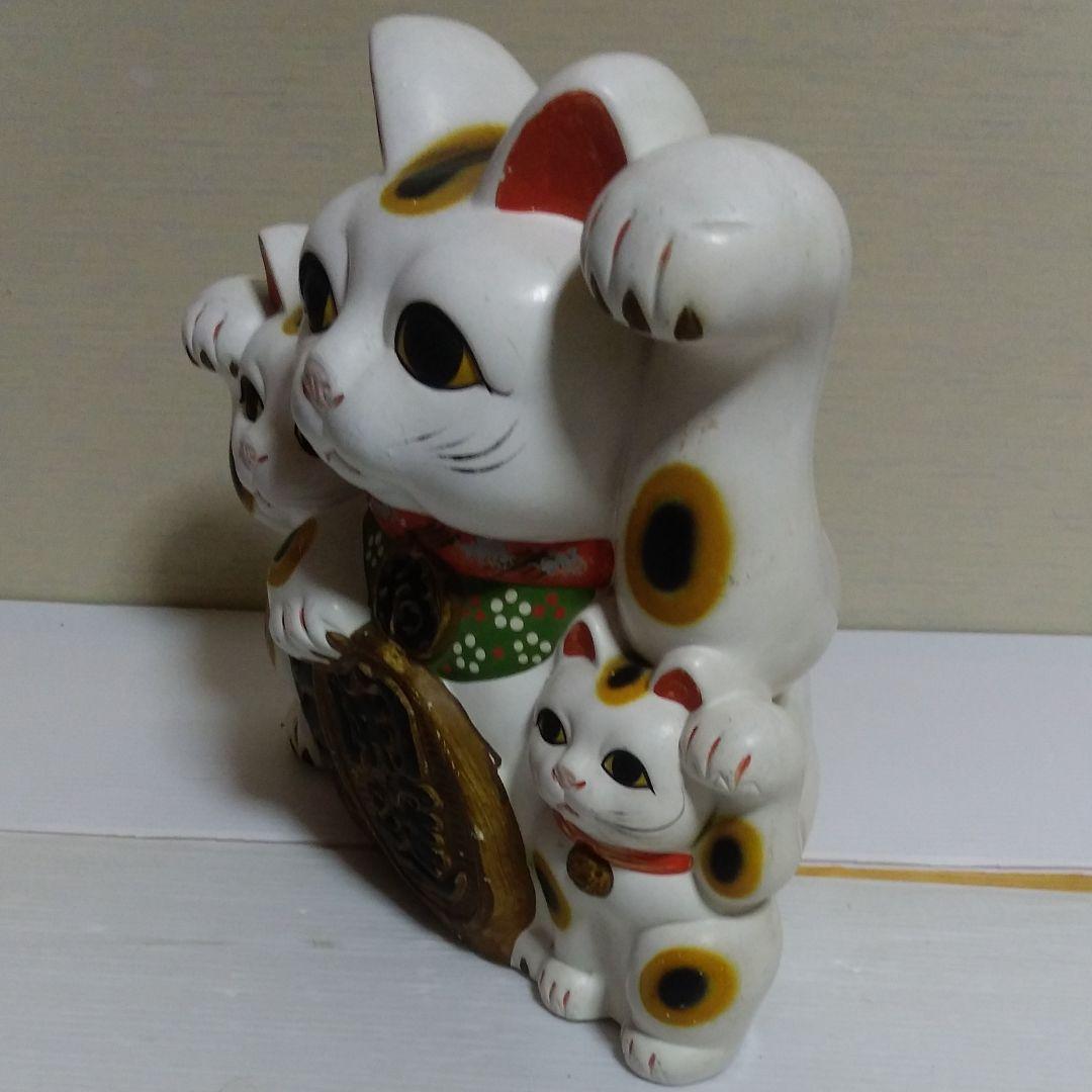 珍品親子招き猫