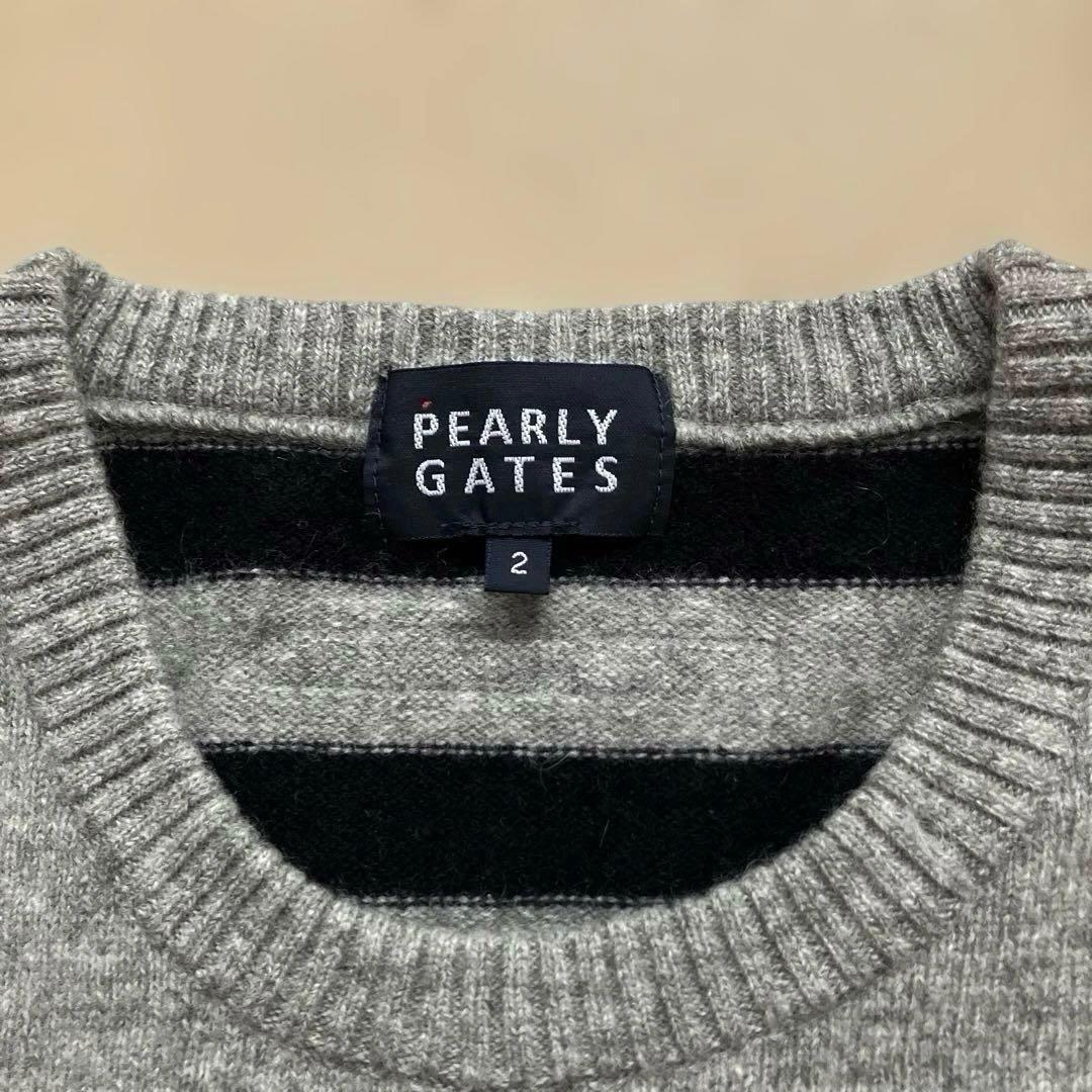 【美品】 PEARLY GATES レディース 長袖 カシミヤ セーター L