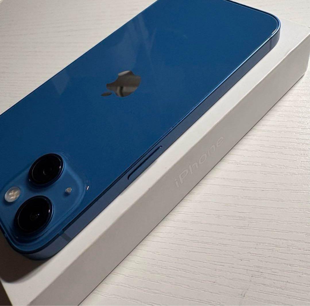iPhone13 128GB SIMフリー ブルー 極美品