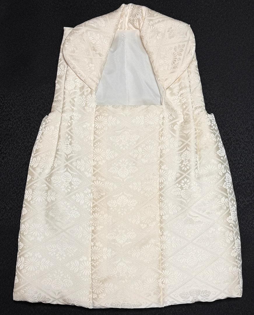 新品 七五三 男児 3歳 正絹 被布コート 正絹綸子