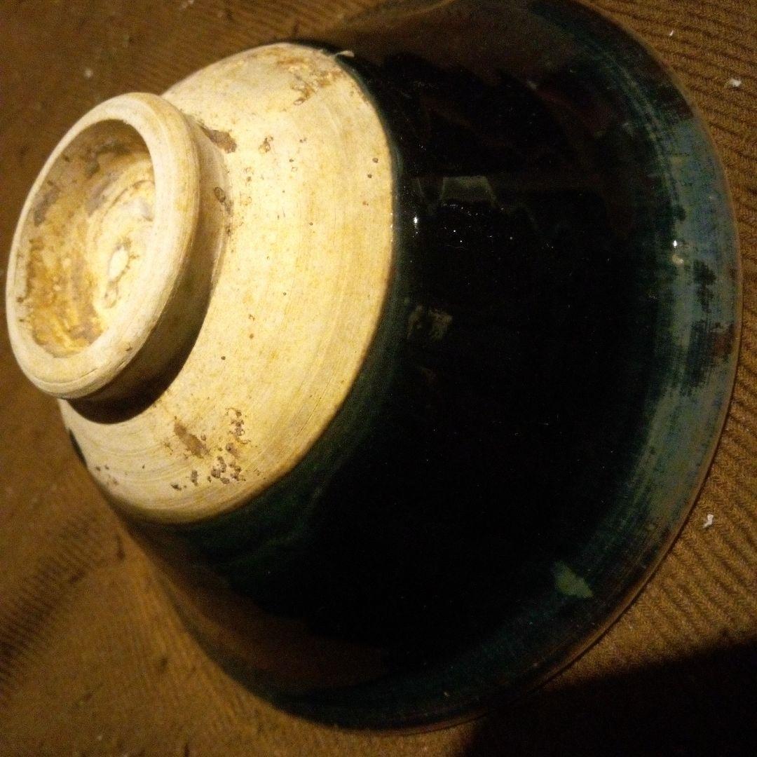 とし　中国陶磁器　宋天目茶碗