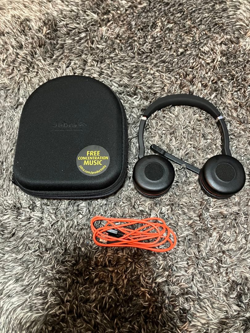 【Jabra】Evolve 75 ワイヤレスヘッドセット ノイキャンほぼ未使用品