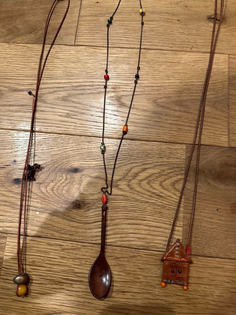 アンリークイールネックレス お家 いぬ