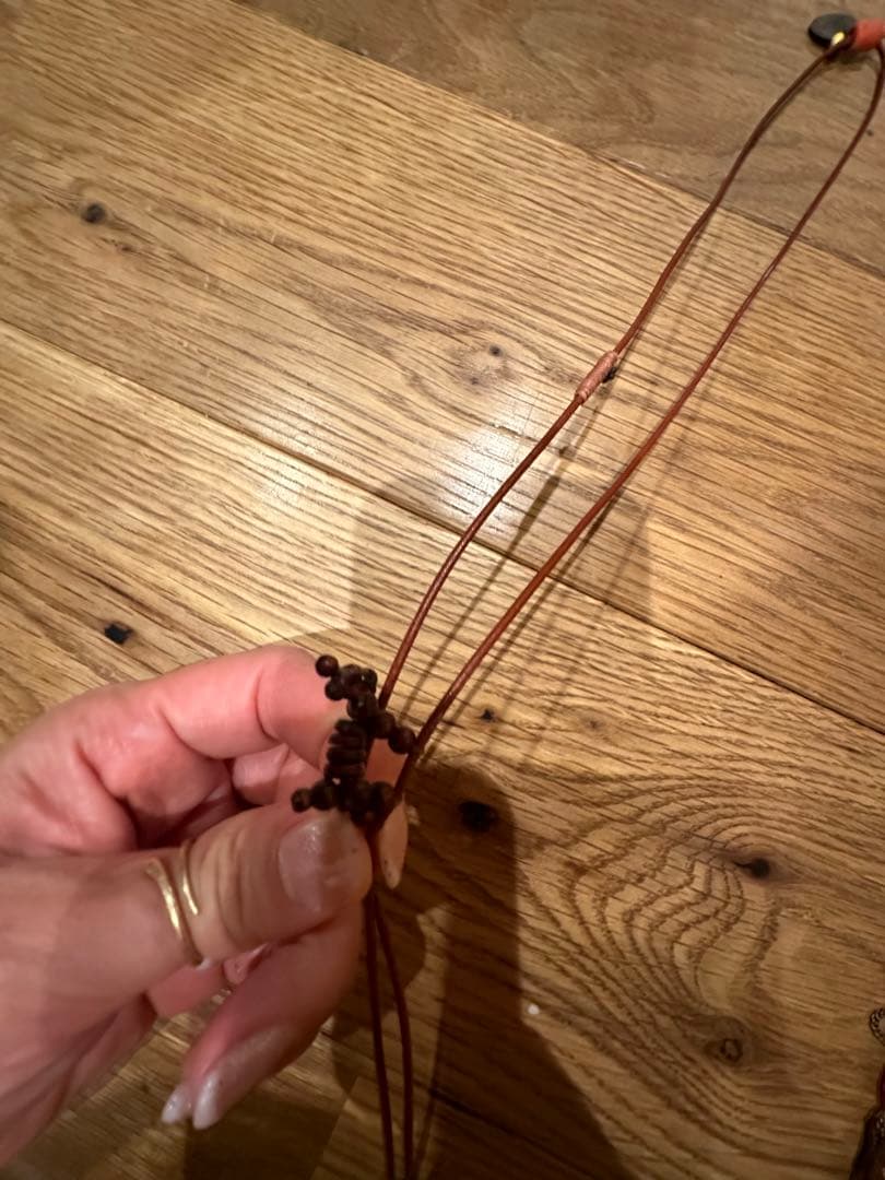 アンリークイールネックレス お家 いぬ