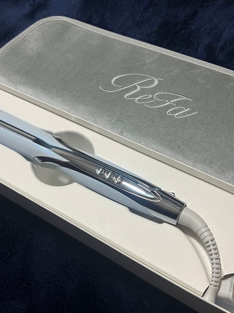 リファストレートアイロン プロ ホワイト＋カバー付き