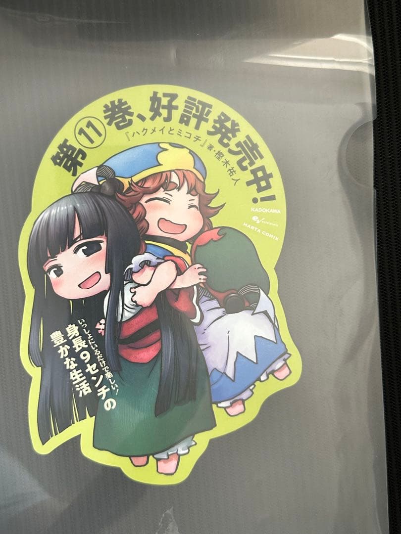 【非売品】ハクメイとミコチ　B2サイズポスター　額縁付き