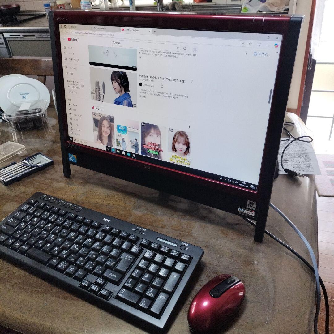 NEC 一体型 VALUESTAR VN770/B Win10 Core-i5