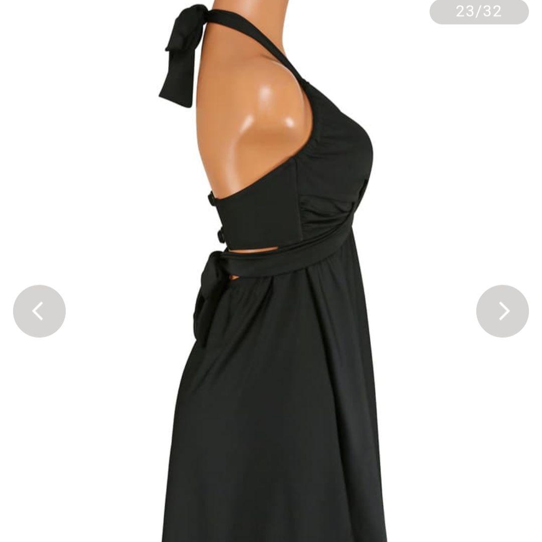 クロスワイヤーAライン　水着　9D-M　ブラック