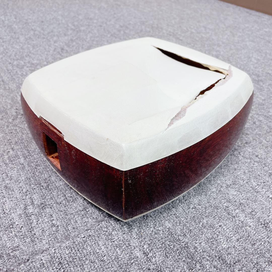 三味線 紅木 子持綾杉胴 中棹 一本溝