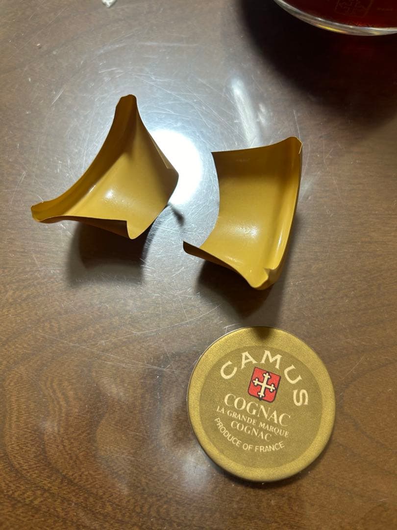 未開封　カミュ　バカラ　カラフェ　コニャック　替栓付き　箱無し