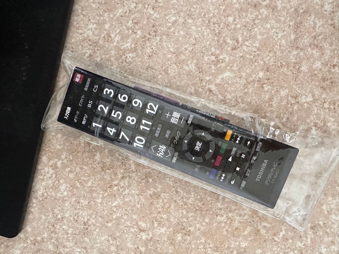 TOSHIBA 液晶テレビ 本体 リモコン付き