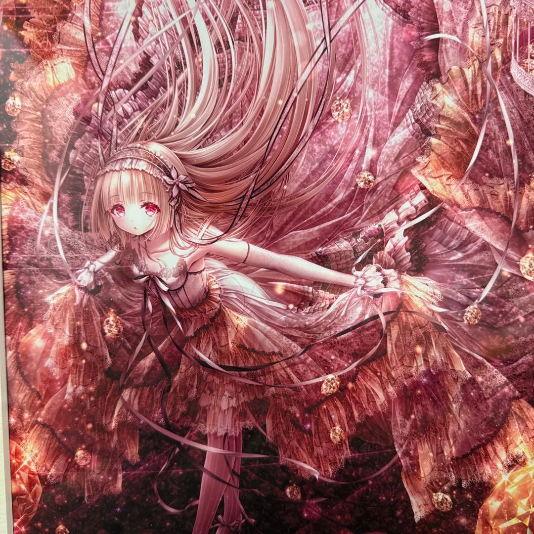 直筆サイン入り てぃんくる BIANCO AUDACE 複製原画 軸中心派