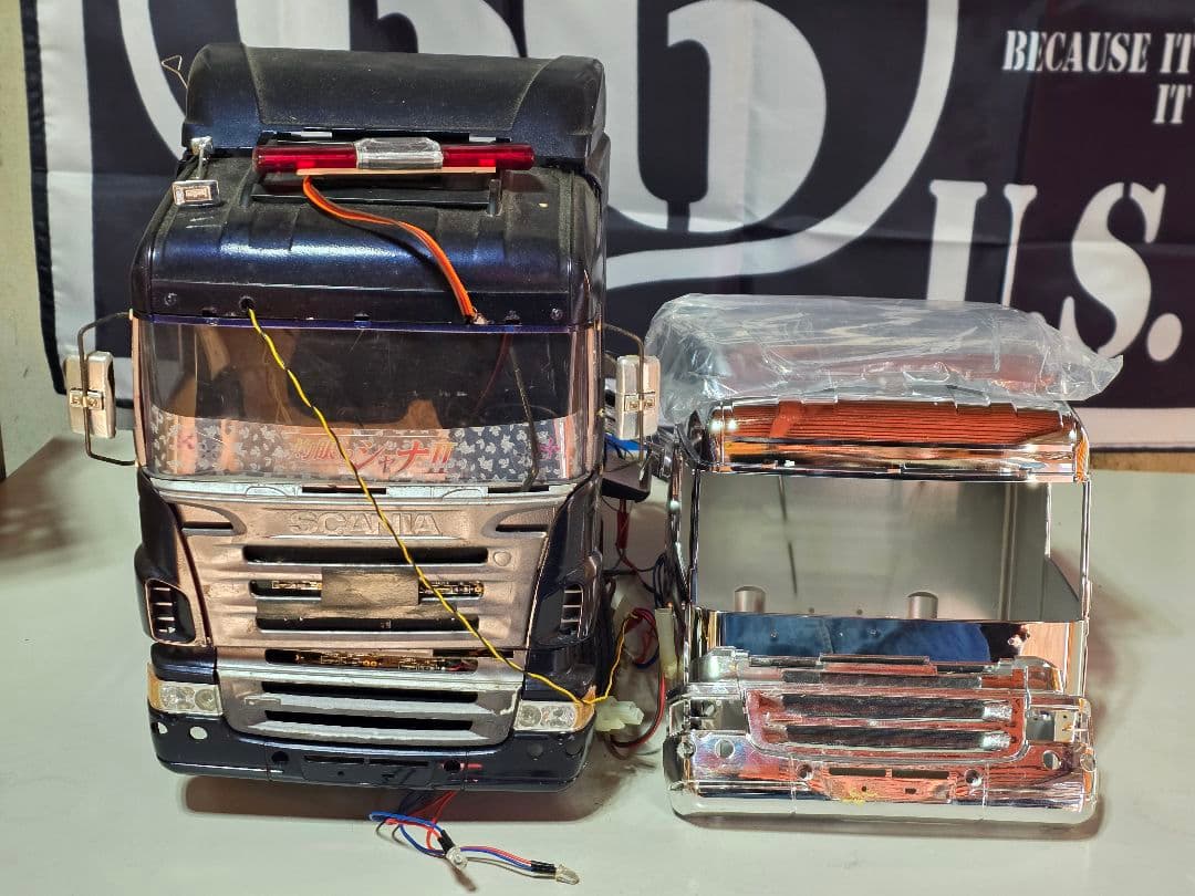 スカニアR620 6×4 トラック ラジコンタミヤ 1/14 現状中古品