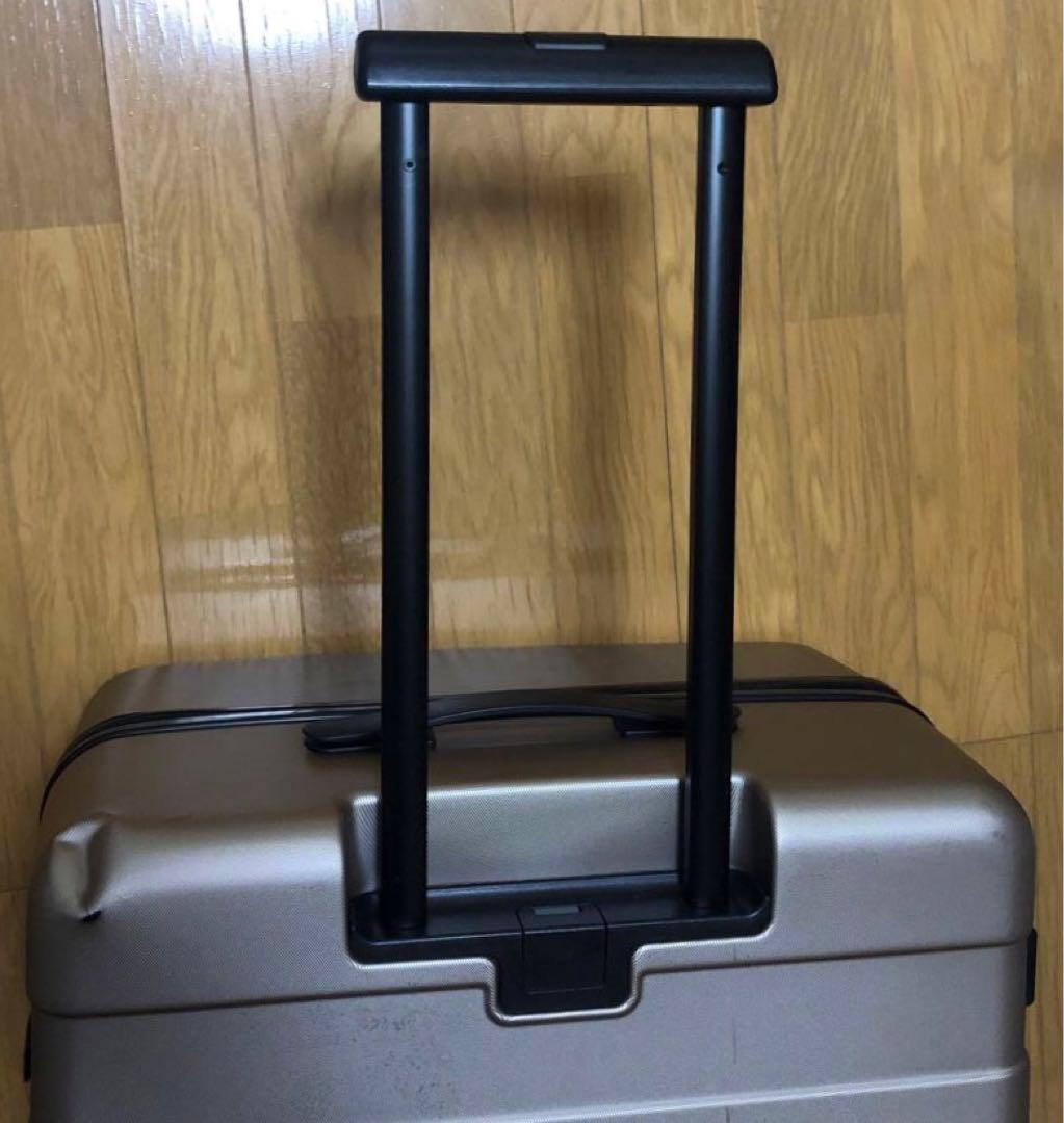 無印良品　キャリーケース 大型　88L ベージュ　スーツケースカバー付き