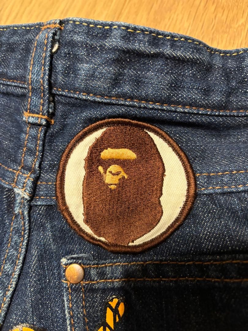 A BATHING APE BAPE KIDS ベイプ キッズ デニム 100