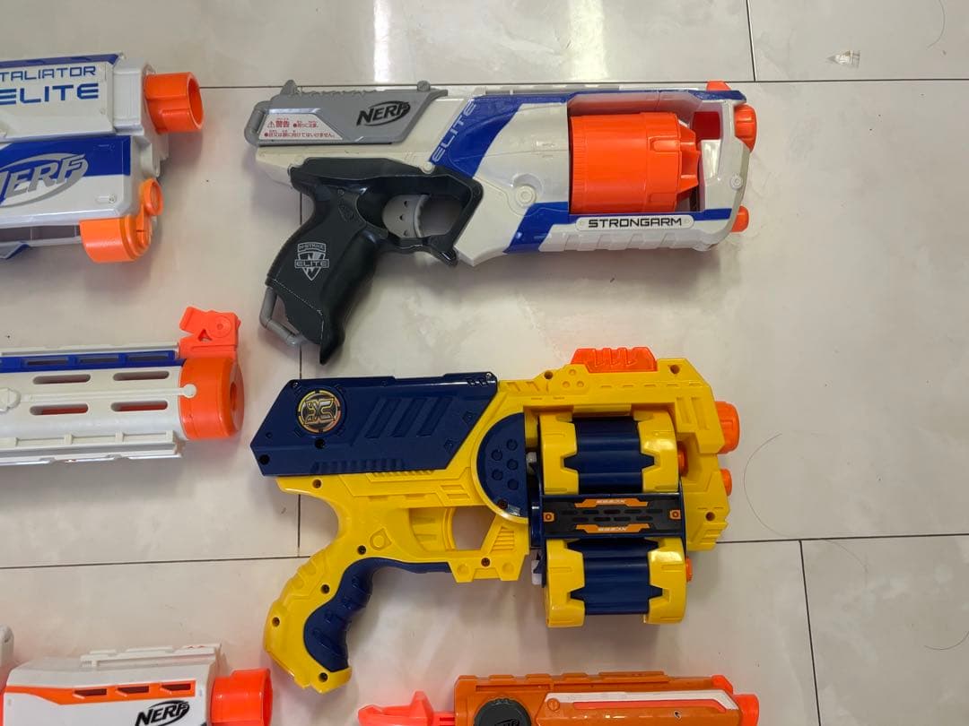 ナーフ6点セット中古　リタエイター　ストライクモジュラス　その他おまけ