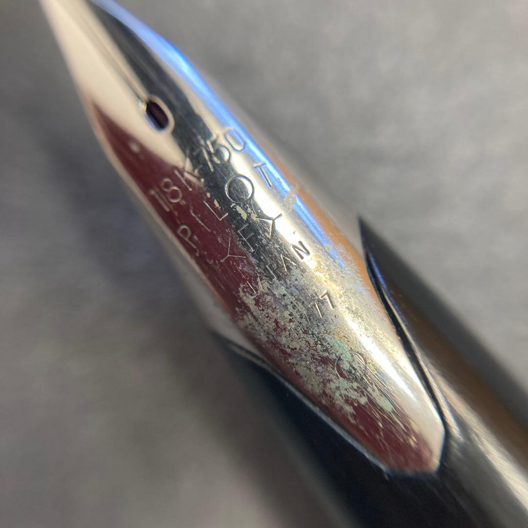 PILOT パイロットELITE エリート 万年筆 格子柄18K 750 / F