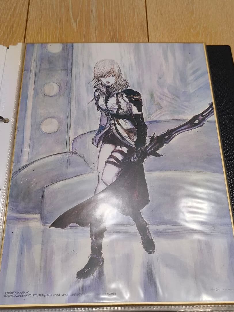 天野喜孝氏 直筆サイン色紙 70Anniversary Yearsファイル