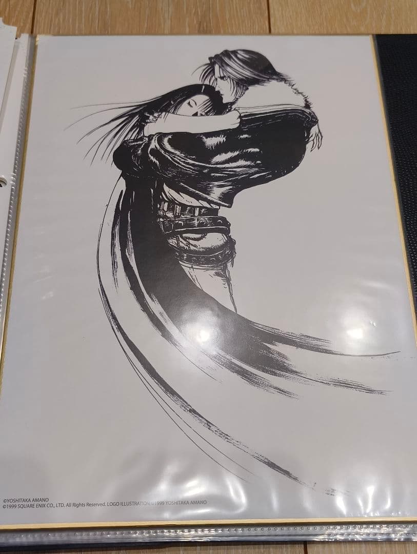 天野喜孝氏 直筆サイン色紙 70Anniversary Yearsファイル