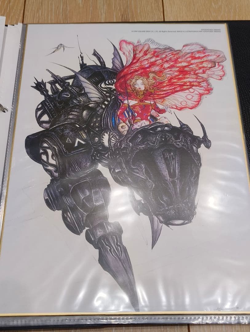 天野喜孝氏 直筆サイン色紙 70Anniversary Yearsファイル