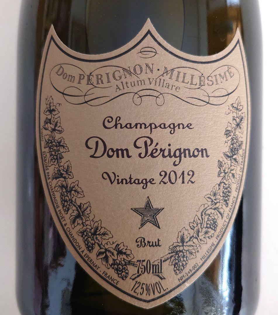 ドン ぺリニヨン　ヴィンテージ　2012 750ml　箱なし