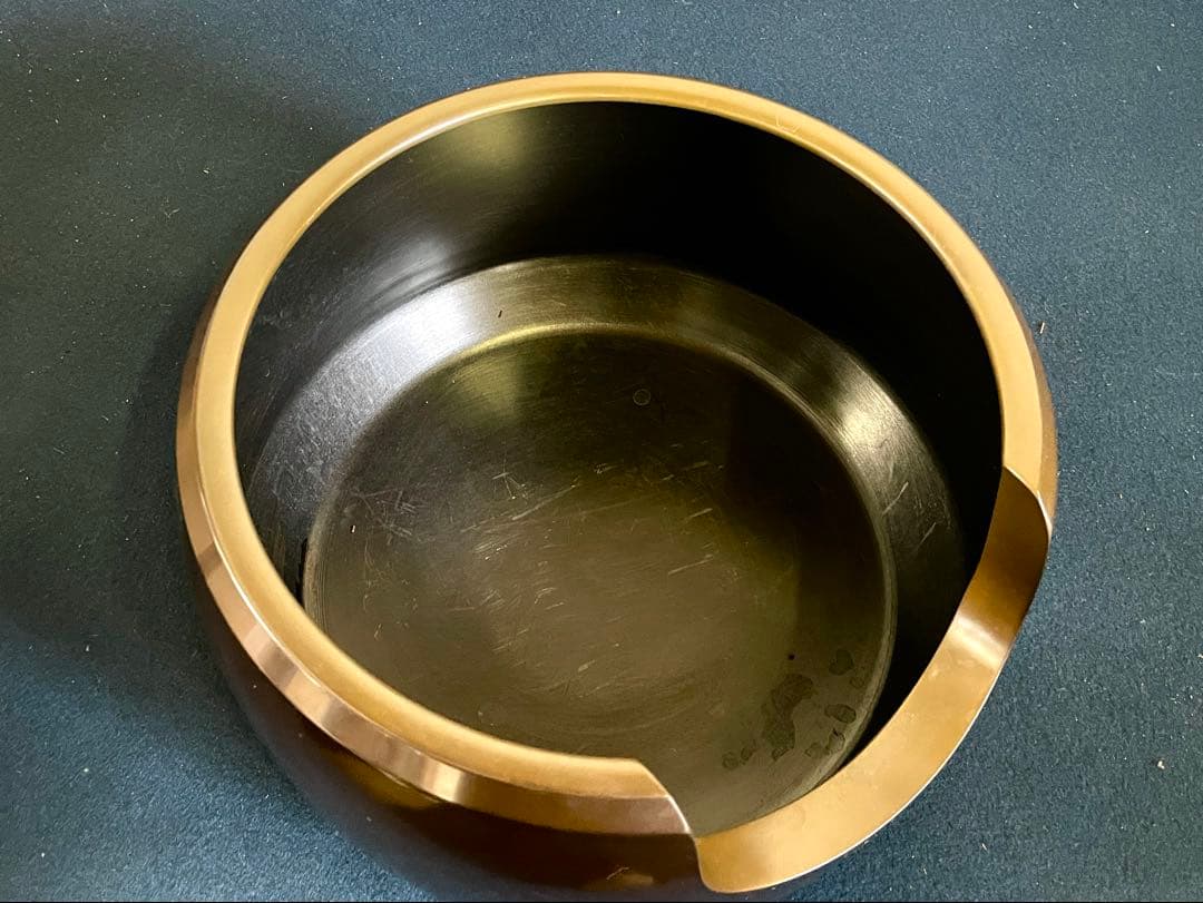 割引❣️『良品』「祖」 唐銅 面取 風炉 風炉師 福島 宗秀 共箱 （123F②）