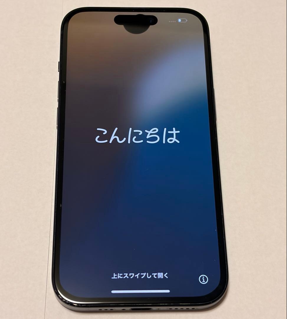 iPhone15 256GB ブラック｜通常利用OK｜液晶不具合ありジャンク扱い