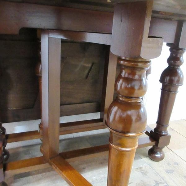 イギリス アンティーク 家具 ゲートレッグテーブル ダイニング 英国 6062e