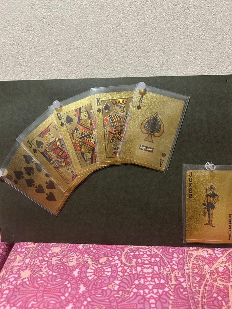 Supreme ゴールドトランプセット