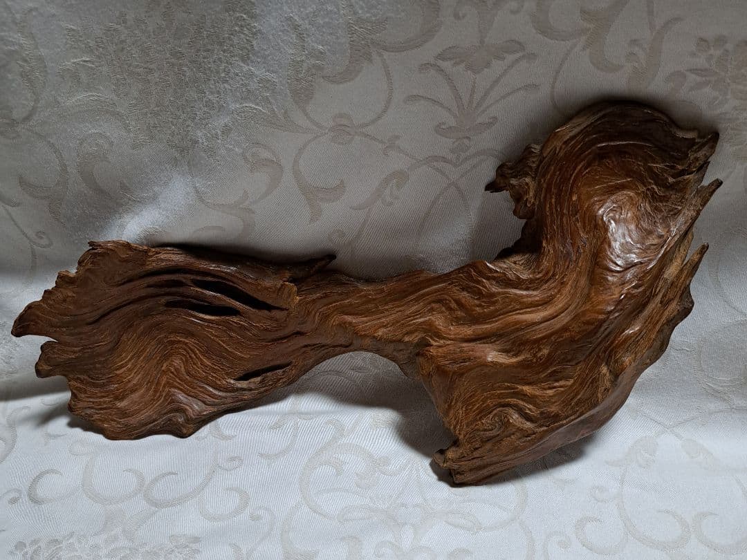 屋久杉　2組組み合わせ　飾り置物