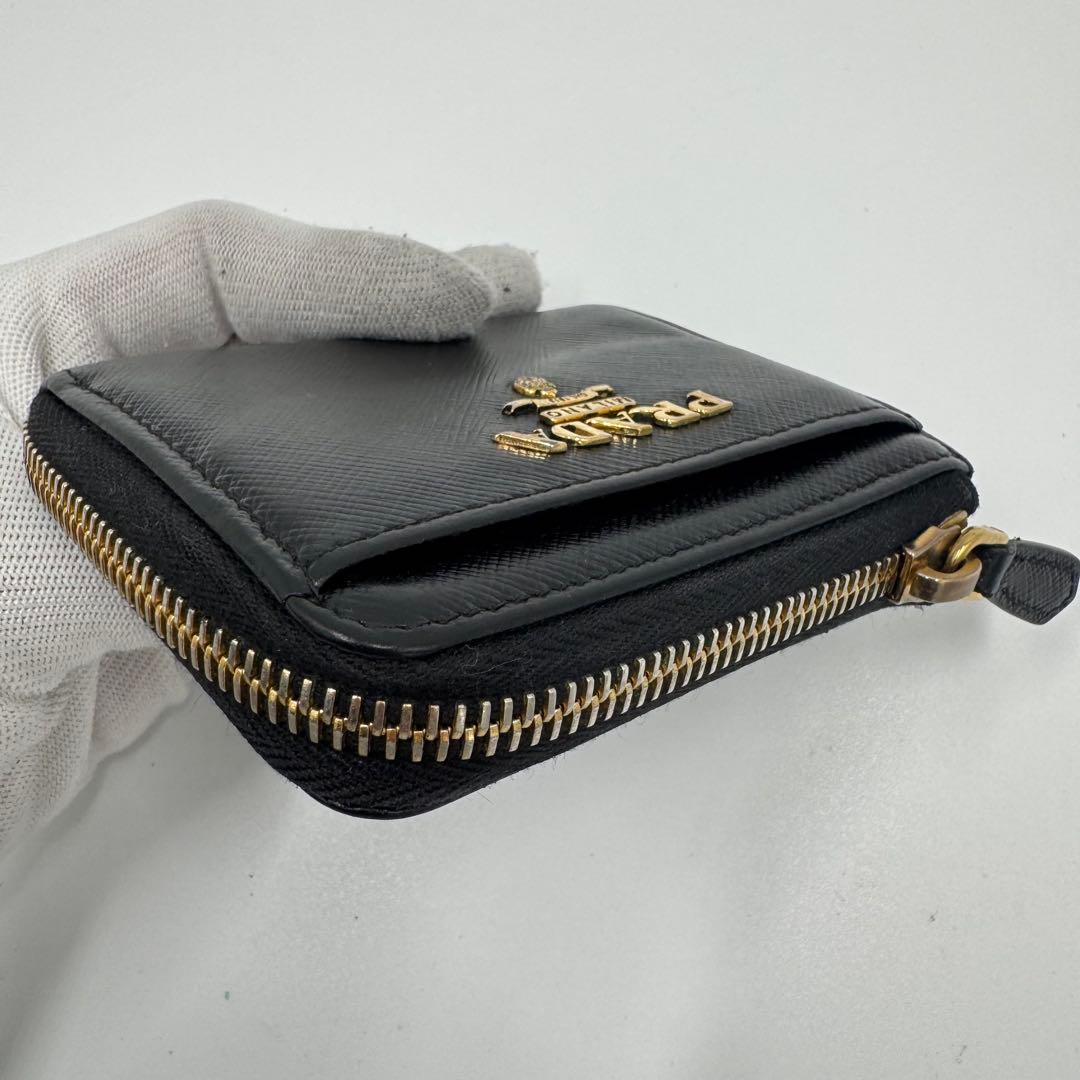 PRADA プラダ サフィアーノ レザー ケース ブラック シリアル 箱