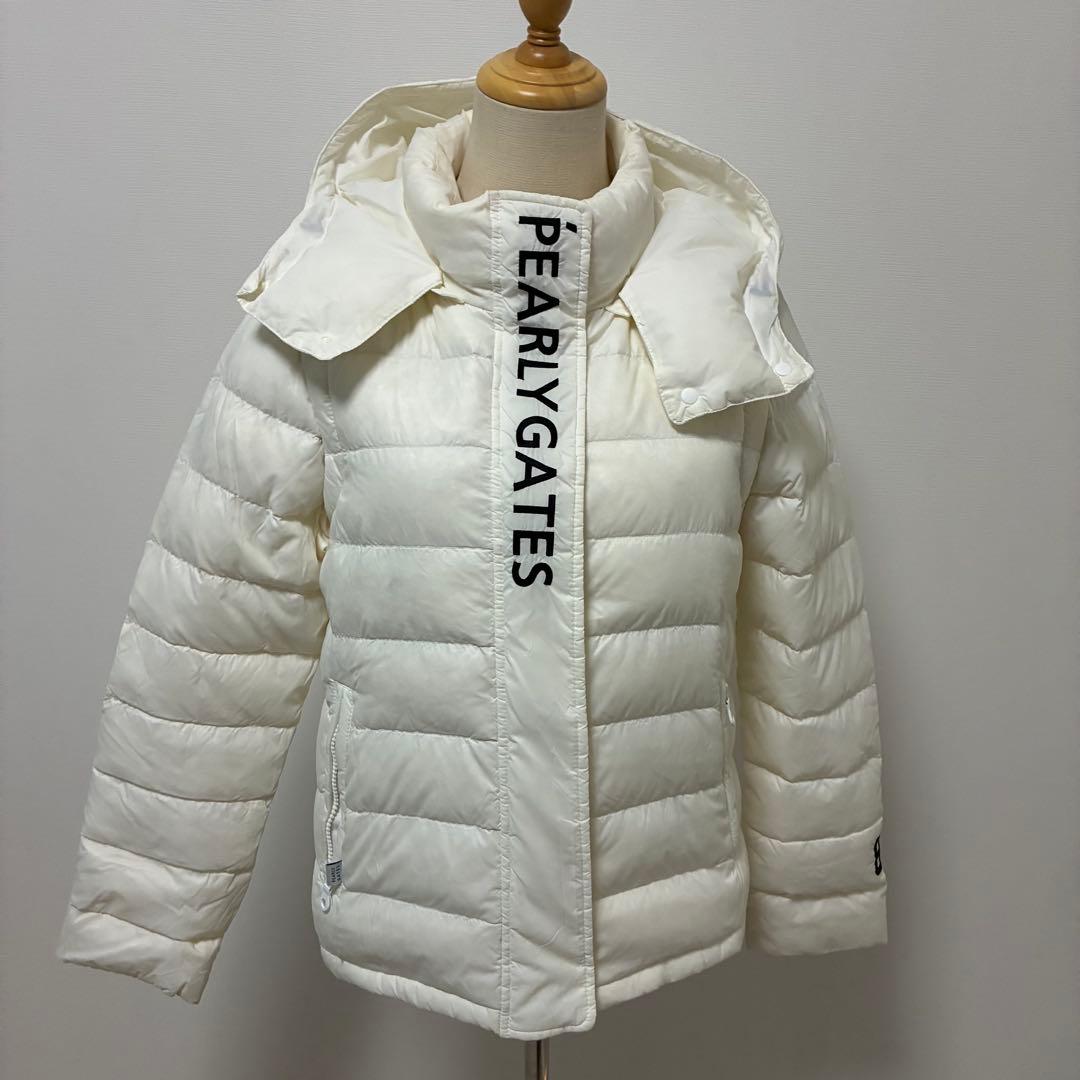 PEARLY GATES レディースジャケット ホワイト　ダウン　2way 白