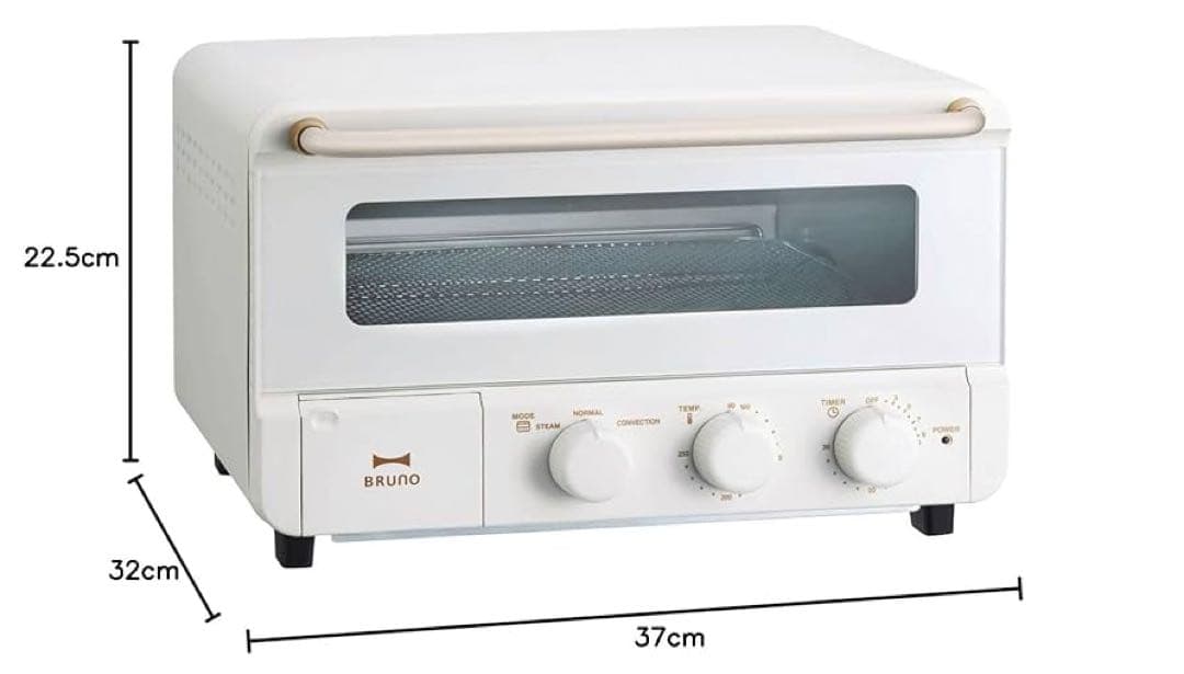 Bruno スチーム＆ベイク トースター ホワイト