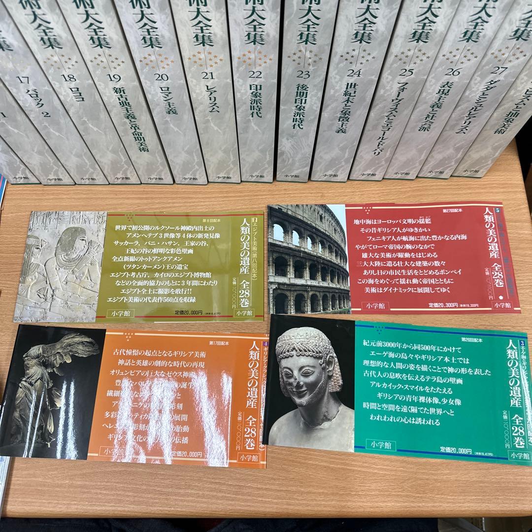世界美術大全集　西洋編　全28巻　セット　絵画