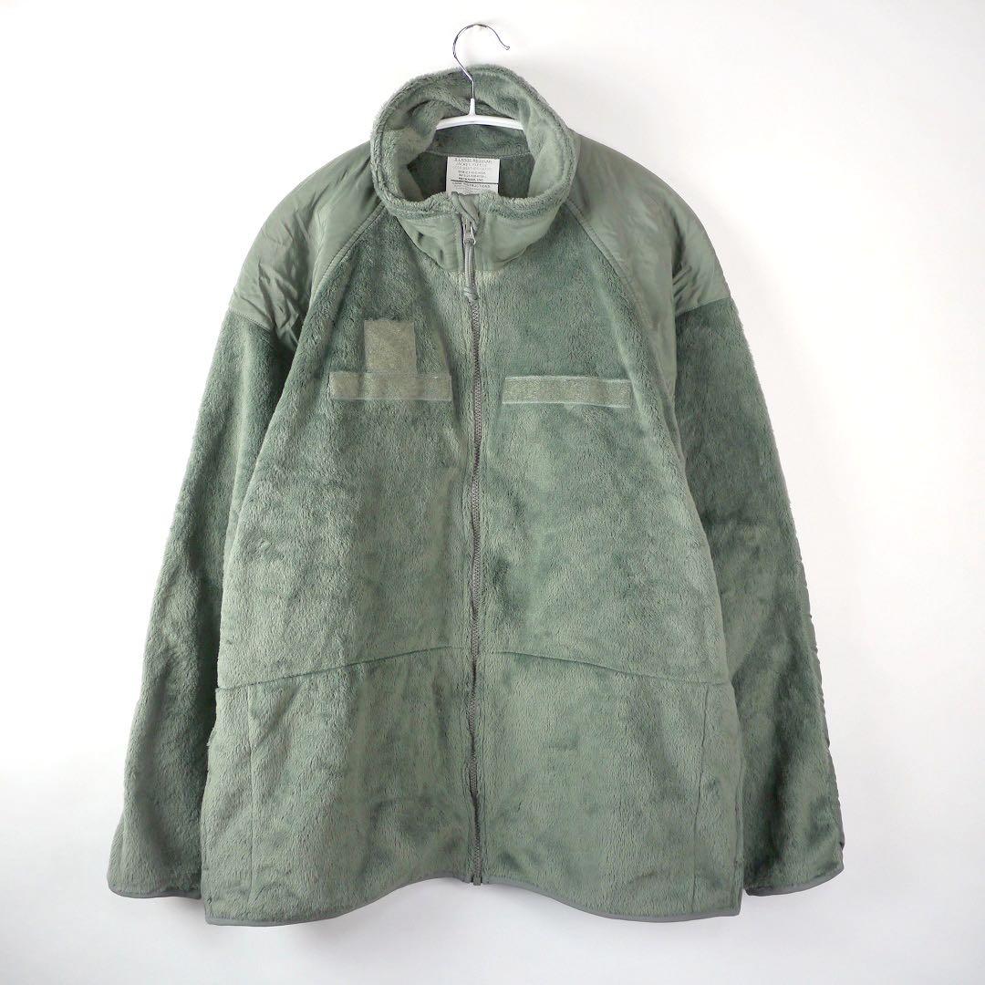 美品ECWCS米軍ミリタリーフリース ジャケット軍物デッド？古着XLエクワックス