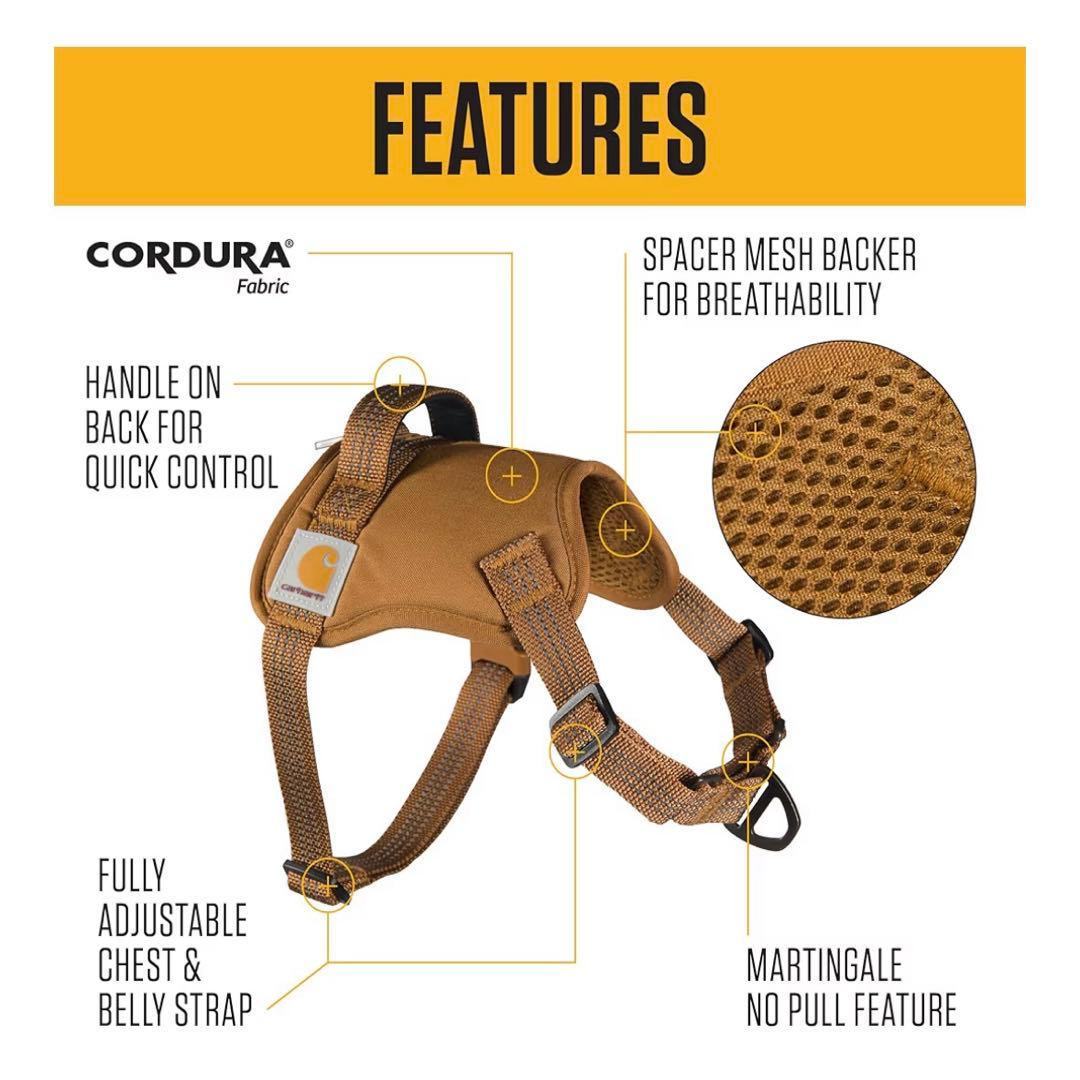 Carhartt(カーハート) No Pull DOGハーネス Mサイズ