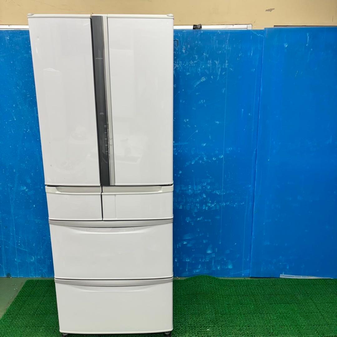 439 冷蔵庫　大型　400L強　自動製氷機付　観音開き　6ドア　格安　美品