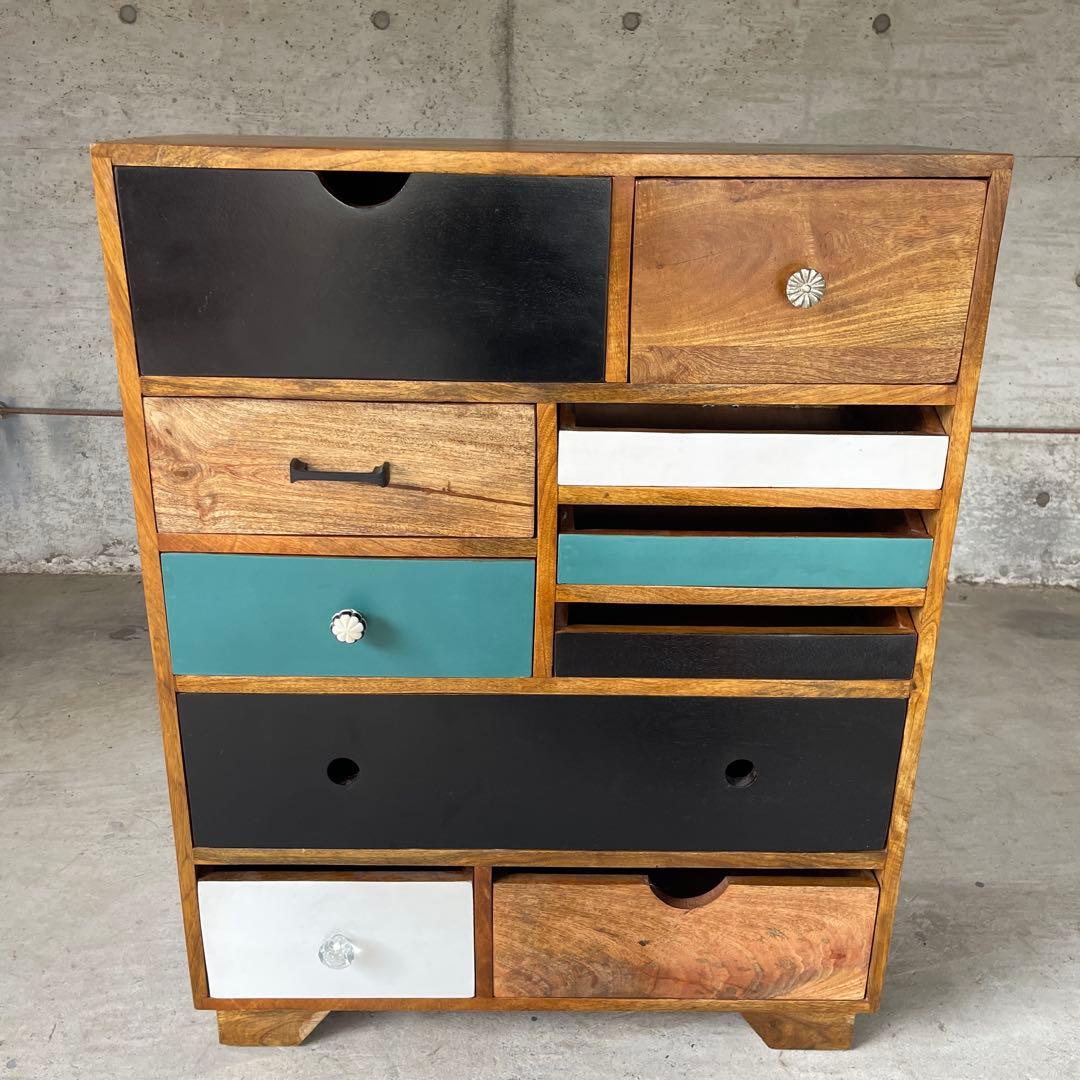 【廃番】美品　KARE ババロウ　10 Drawer ドレッサー　キャビネット