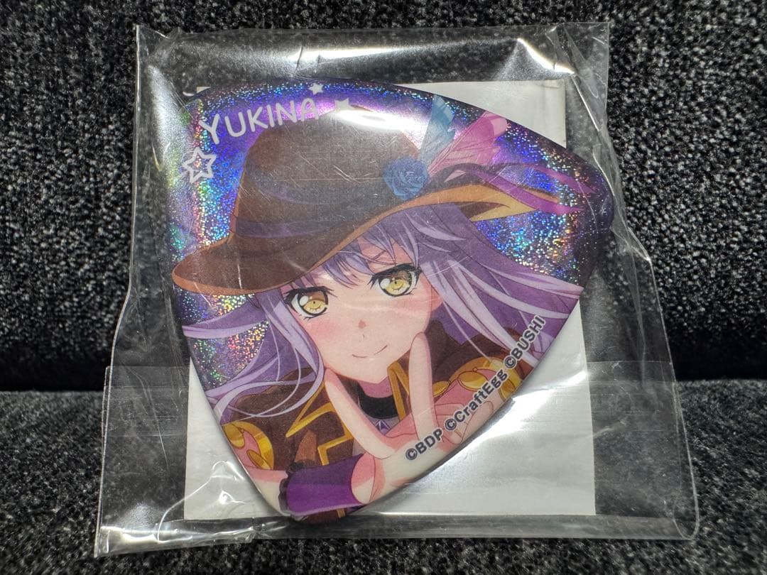 バンドリ ガルパ たまみくじ ピック型ホロ缶バッジ 湊友希那 Roselia