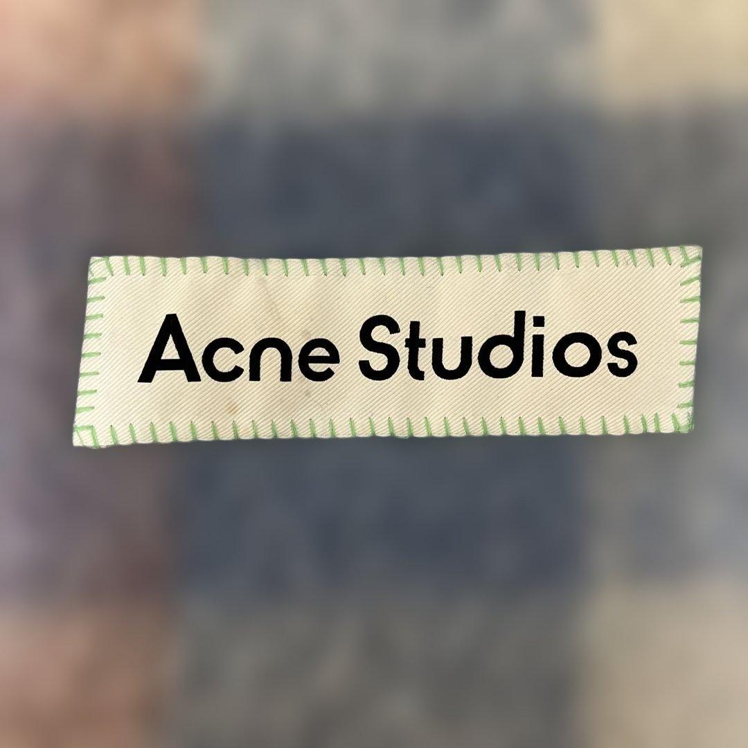 Acne Studios マルチカラーチェックマフラー