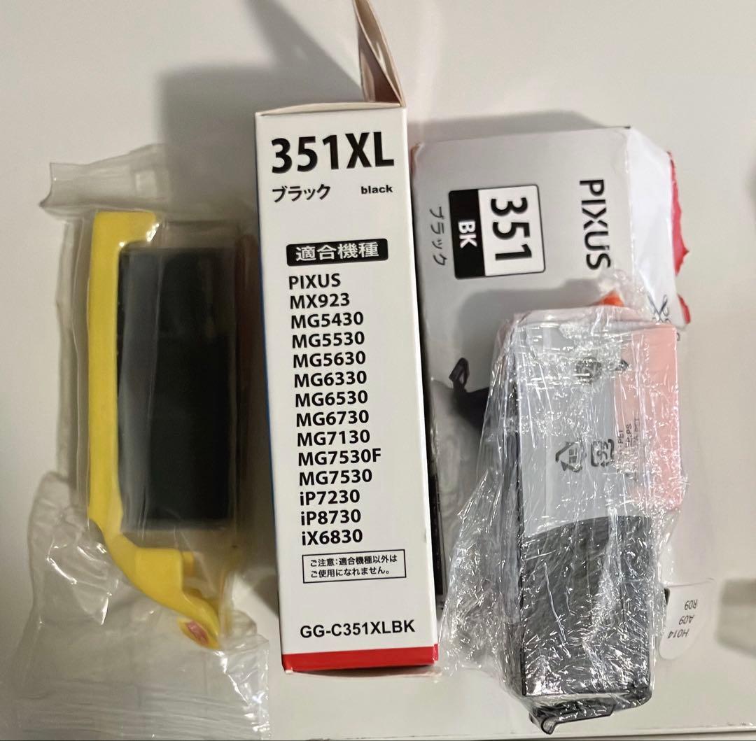 キャノンプリンターインク　351XＬ350XＬ 6色セット 19個