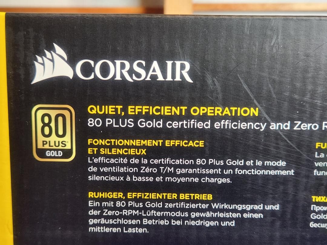 CORSAIR RM 850x 850W 80 PLUS GOLD 電源ユニット