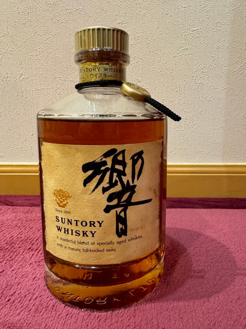 サントリー 響 HIBIKI ウイスキー 箱入りSH-01 金キャップ
