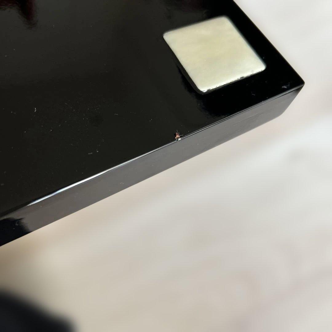 おしゃれな漆の重箱 漆器 工芸品 ベトナム 作家作品 和食器 モダン　ブラック