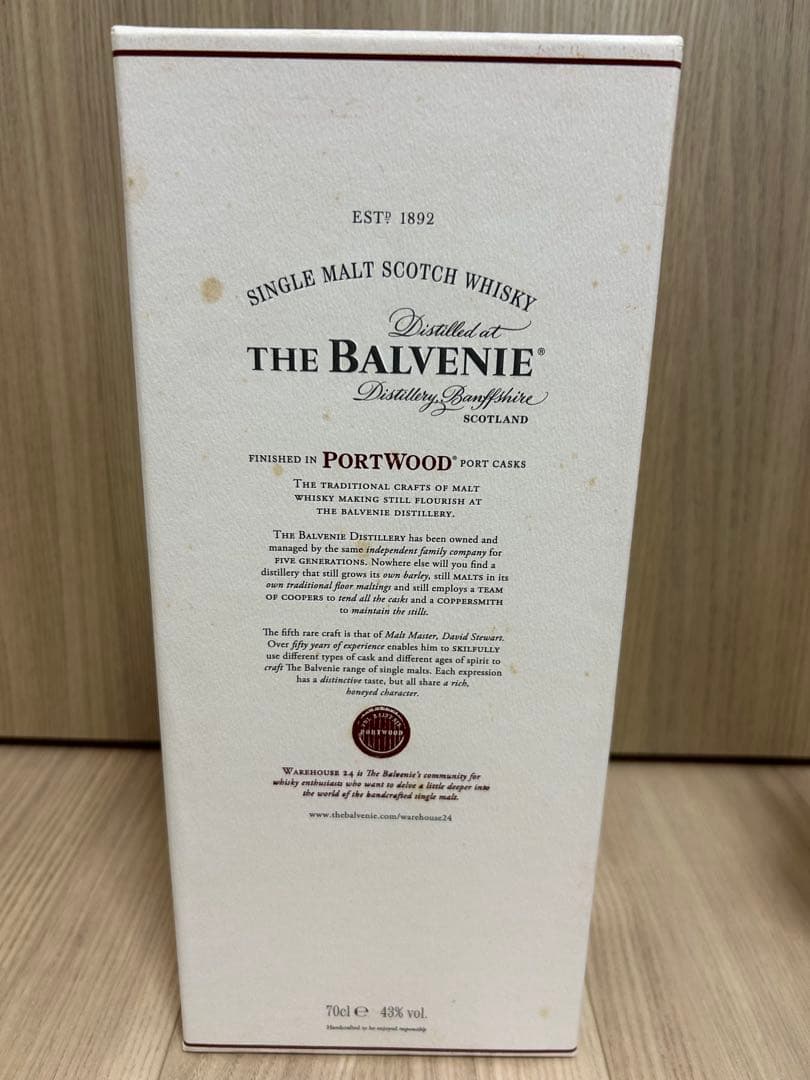 大幅値下げ)THE BALVENIE PORTWOOD 21 YEARS
