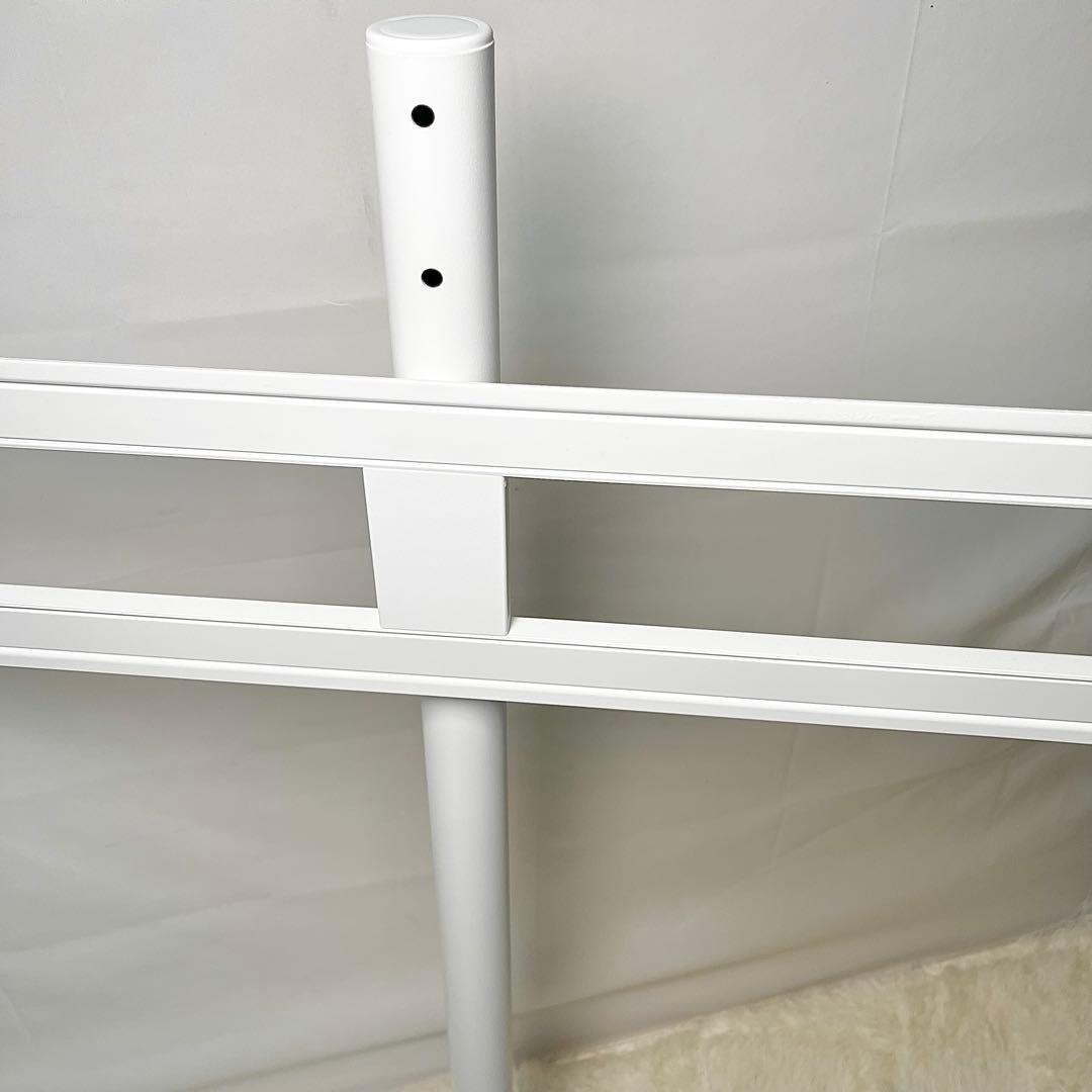 【美品】Lize リゼ キャスター付きテレビスタンド ホワイト