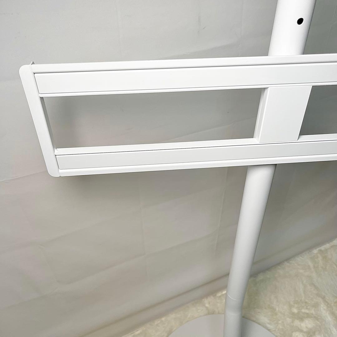 【美品】Lize リゼ キャスター付きテレビスタンド ホワイト