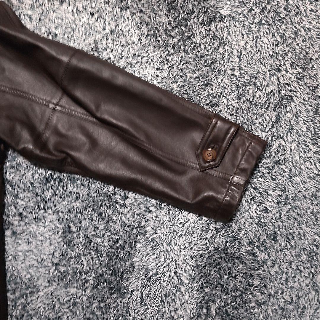 D'URBANレザーコート