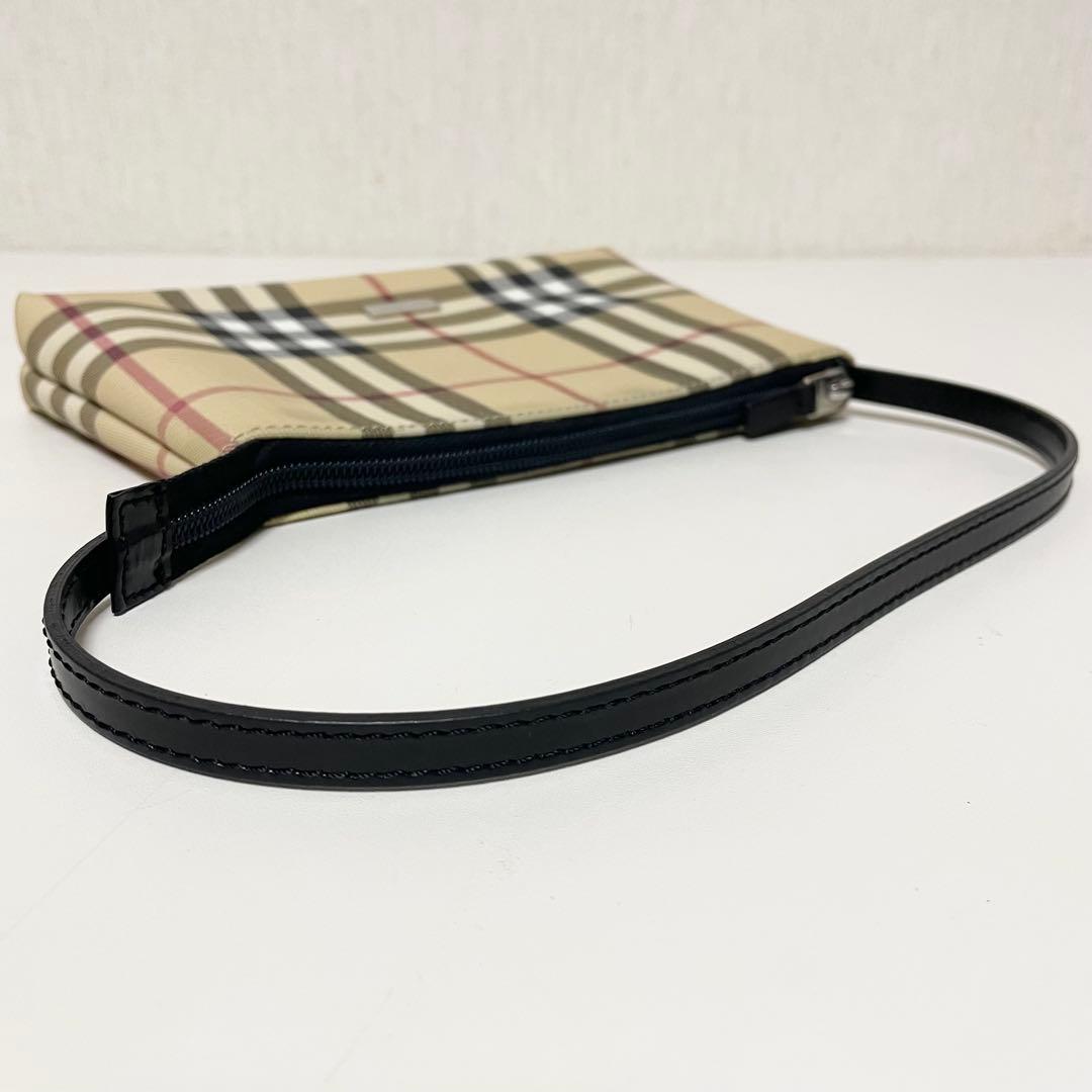 BURBERRY バーバリー ノバチェック アクセサリーポーチ ベージュ 美品