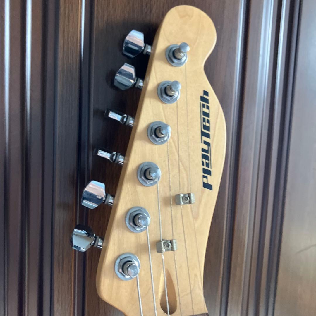 グリーン テレキャスタータイプ エレキギター Playtech